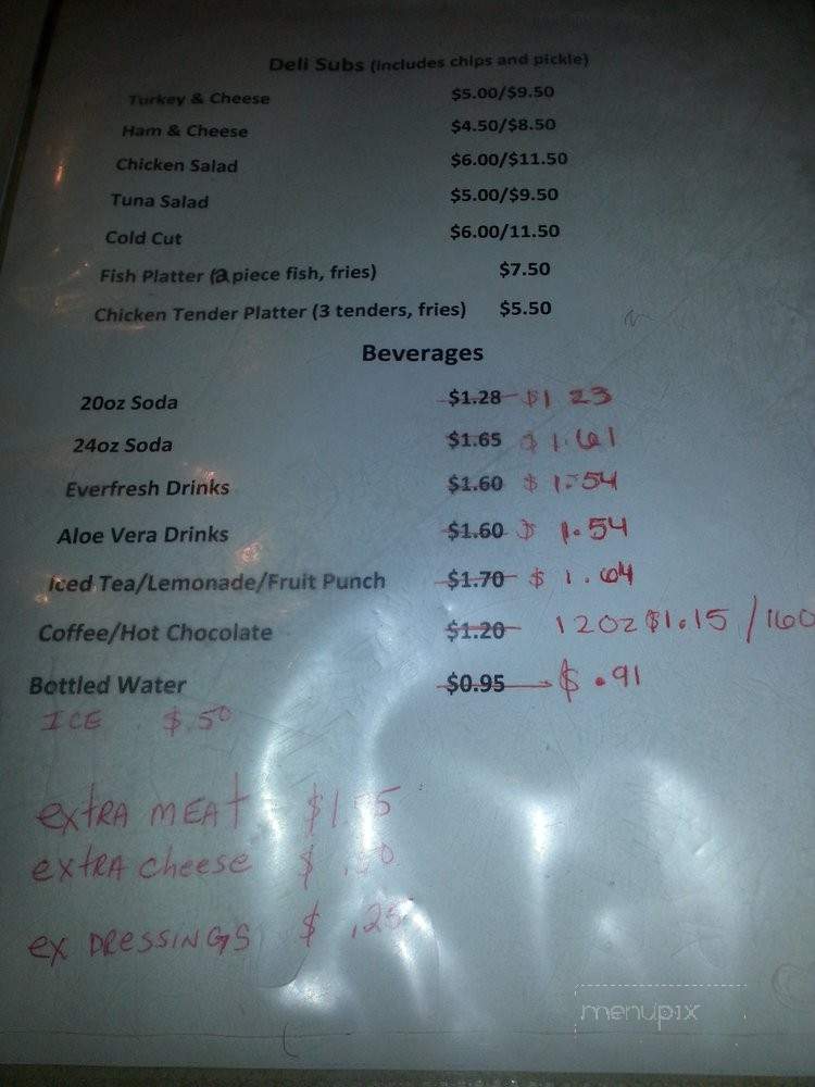 MLK Deli - Washington, DC menu_pic