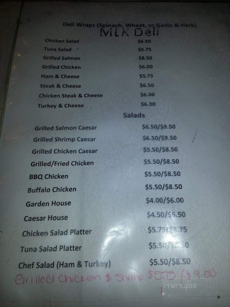 MLK Deli - Washington, DC menu_pic