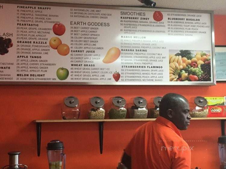 P One Natural Juice And Snack Bar - Bridgeport, CT menu_pic