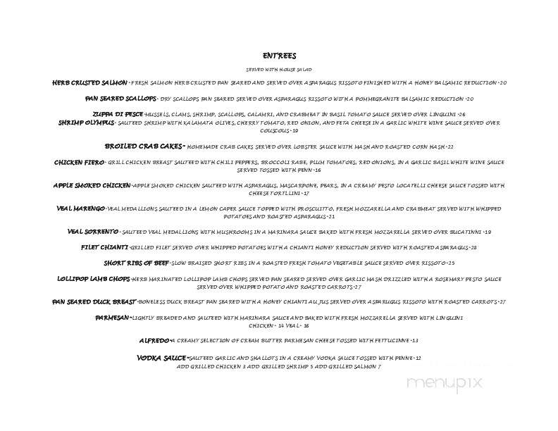 Pasiano's - Philadelphia, PA menu_pic