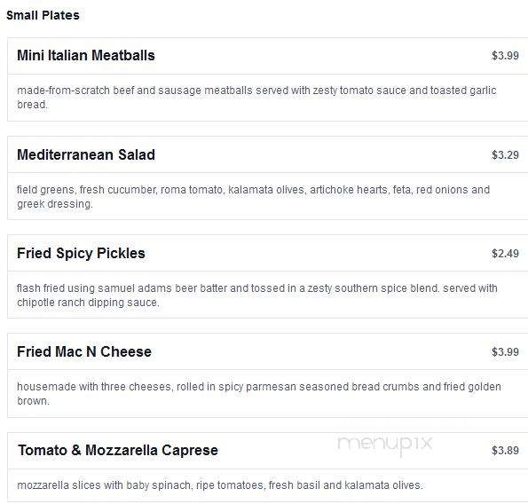 Old Chicago Restaurant - Peoria, IL menu_pic
