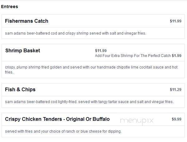 Old Chicago Restaurant - Peoria, IL menu_pic
