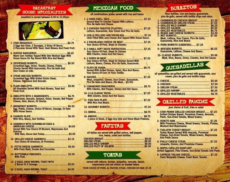 Horchata - Santa Monica, CA menu_pic