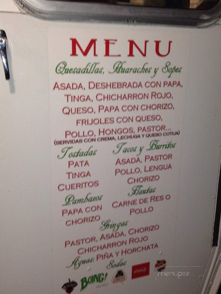 Primos Tacos - Los Angeles, CA menu_pic
