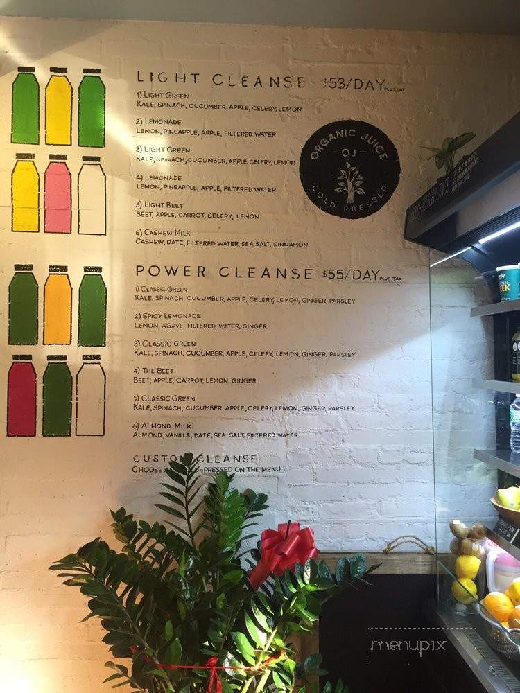 OJ Cleanse - Boerum Hill, NY menu_pic