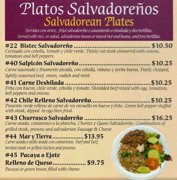 /250283337/El-Tazumal-Menu-San-Pablo-CA - San Pablo, CA