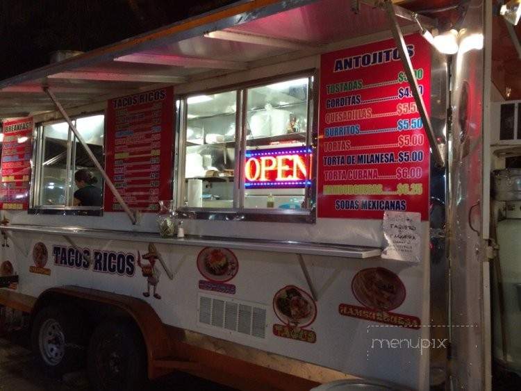 Tacos Ricos - Austin, TX menu_pic