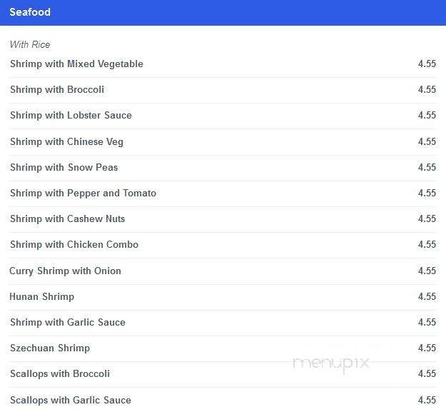 The Bamboo Garden - Winchester, VA menu_pic