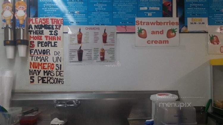 Oasis Tropical Ice Cream - Porterville, CA menu_pic