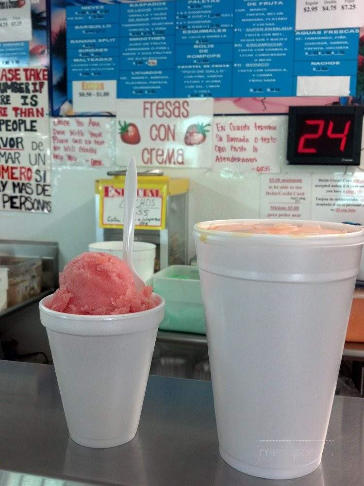 Oasis Tropical Ice Cream - Porterville, CA menu_pic