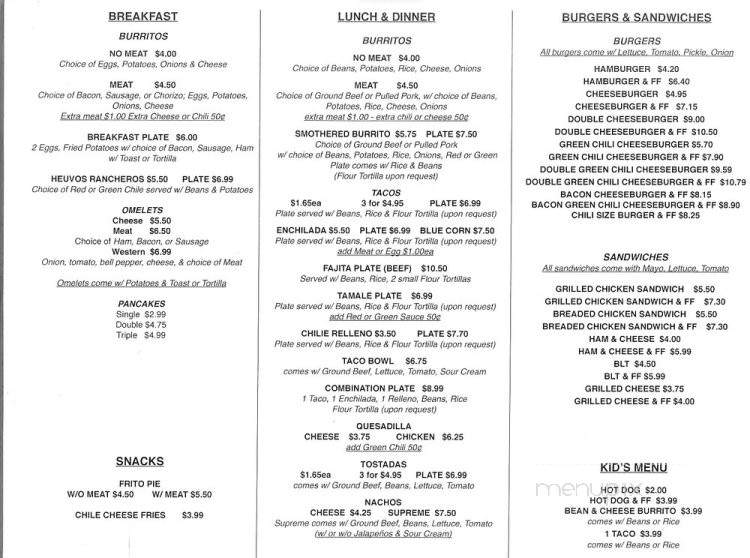 Carmen's Kitchen - Truth or Consequences, NM menu_pic