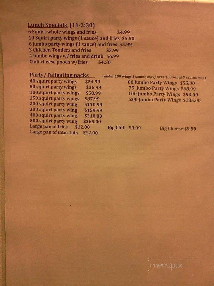 Curley's Carryout - Nashville, TN menu_pic