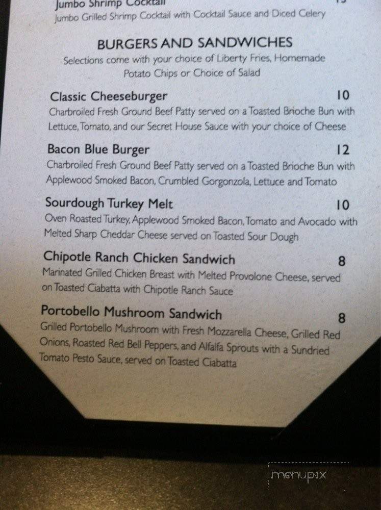 Twenty Five 92 - San Diego, CA menu_pic