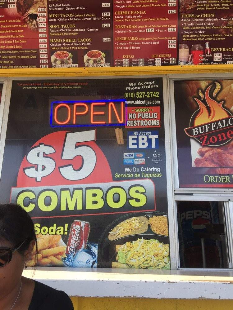 Old Cotijas Mexican Food - San Diego, CA menu_pic