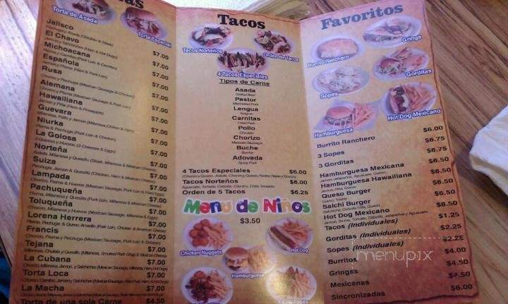 La Estrella - Garden City, KS menu_pic