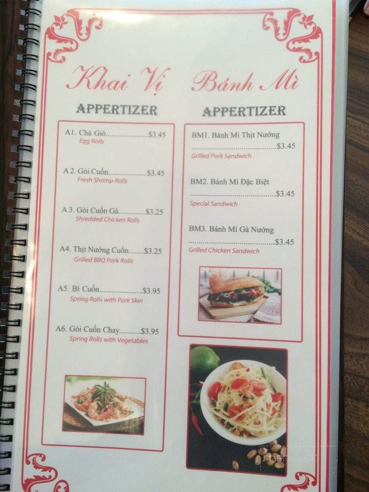 Pho 89 - Lawrenceville, GA menu_pic
