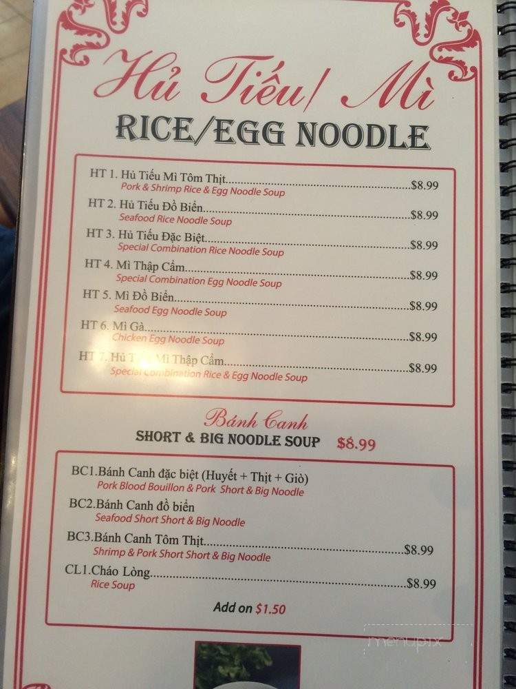 Pho 89 - Lawrenceville, GA menu_pic