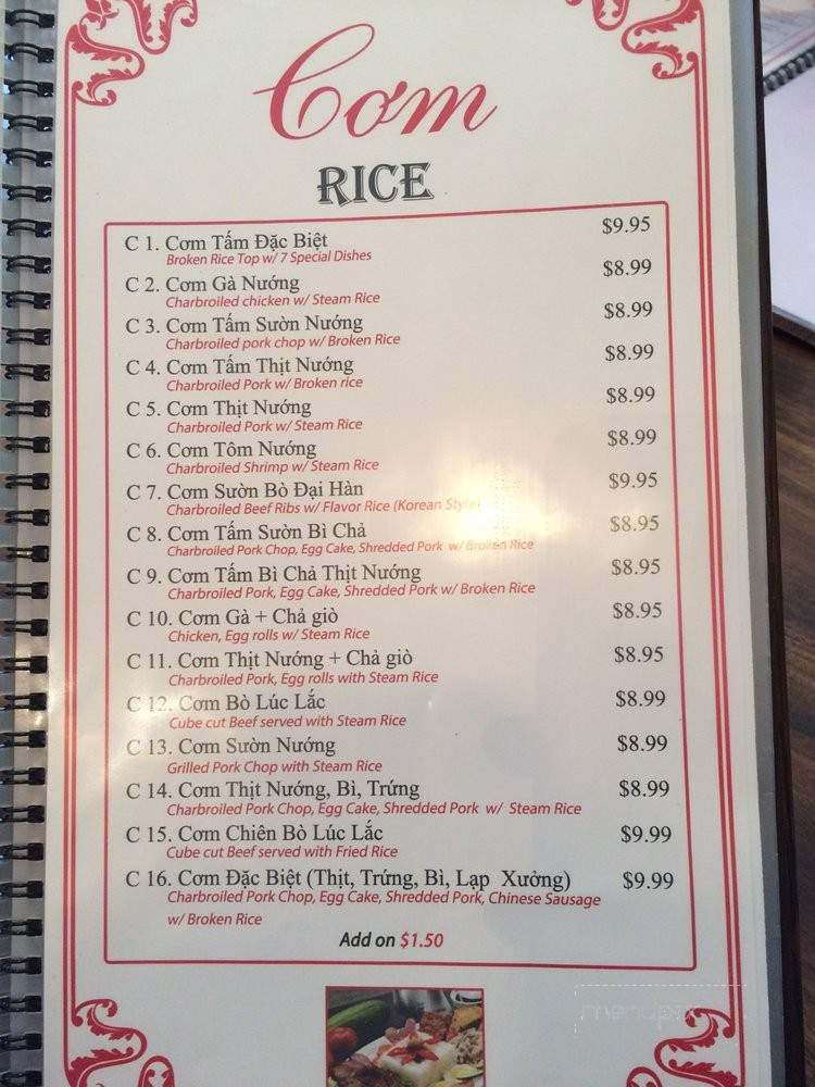Pho 89 - Lawrenceville, GA menu_pic