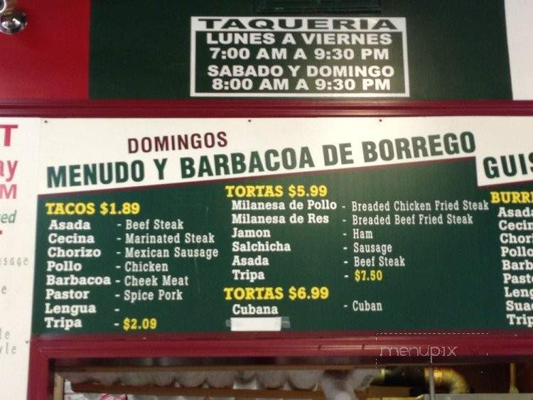 Carniceria Hernandez - Cumming, GA menu_pic