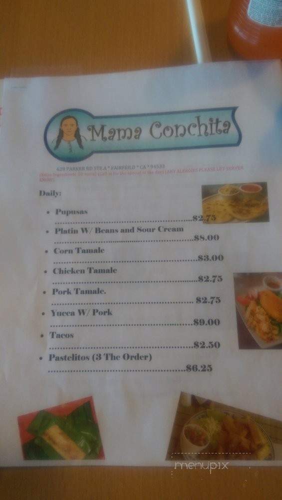 /250283651/Mama-Conchita-Menu-Fairfield-CA - Fairfield, CA