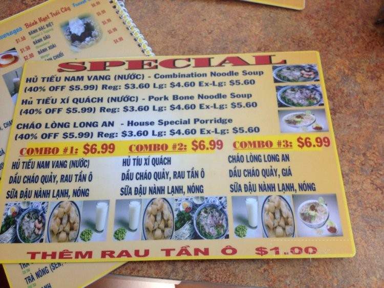 Quan Kim Thap - Westminster, CA menu_pic