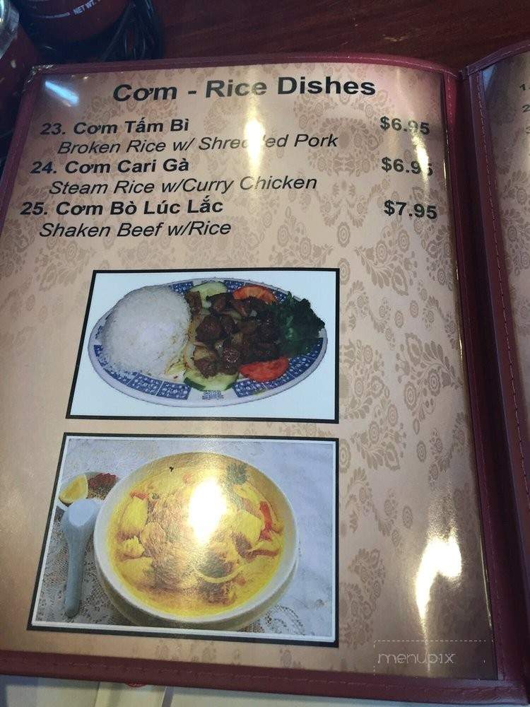 Soc Trang Restaurant - Westminster, CA menu_pic