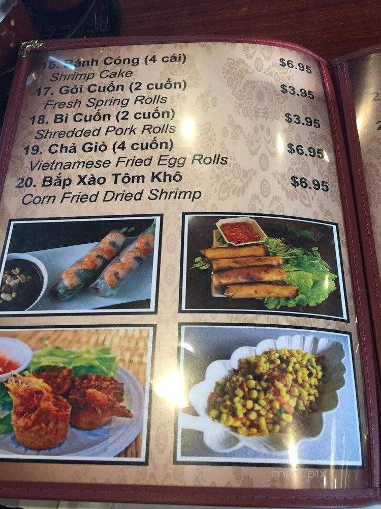 Soc Trang Restaurant - Westminster, CA menu_pic