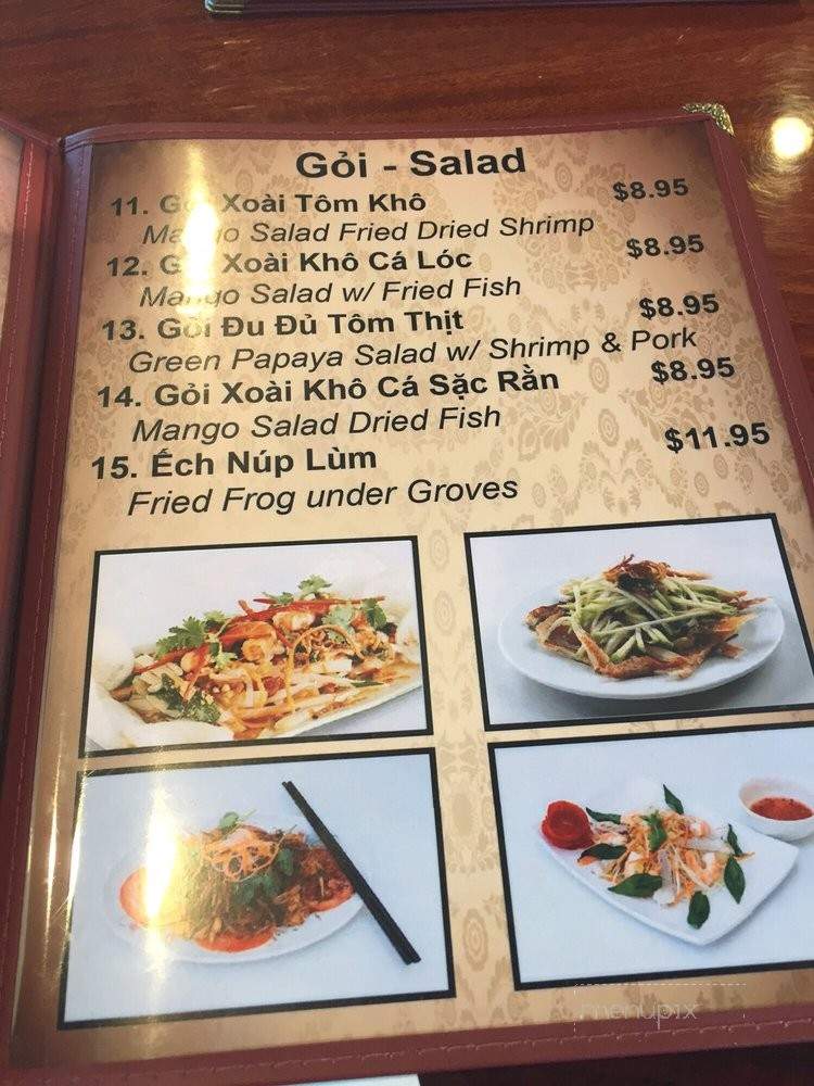 Soc Trang Restaurant - Westminster, CA menu_pic