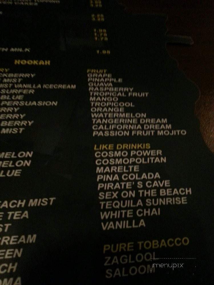 Hero Hookah Lounge - Mechanicsburg, PA menu_pic