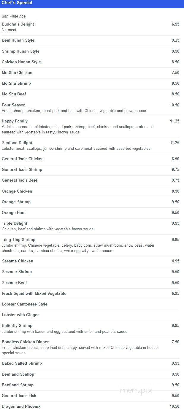 Chung Chun Kitchen - Brooklyn, NY menu_pic