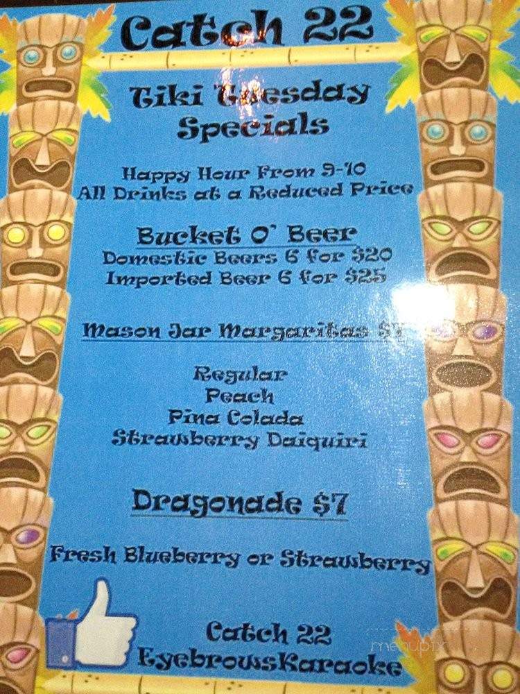 Catch 22 - Bay Ridge, NY menu_pic
