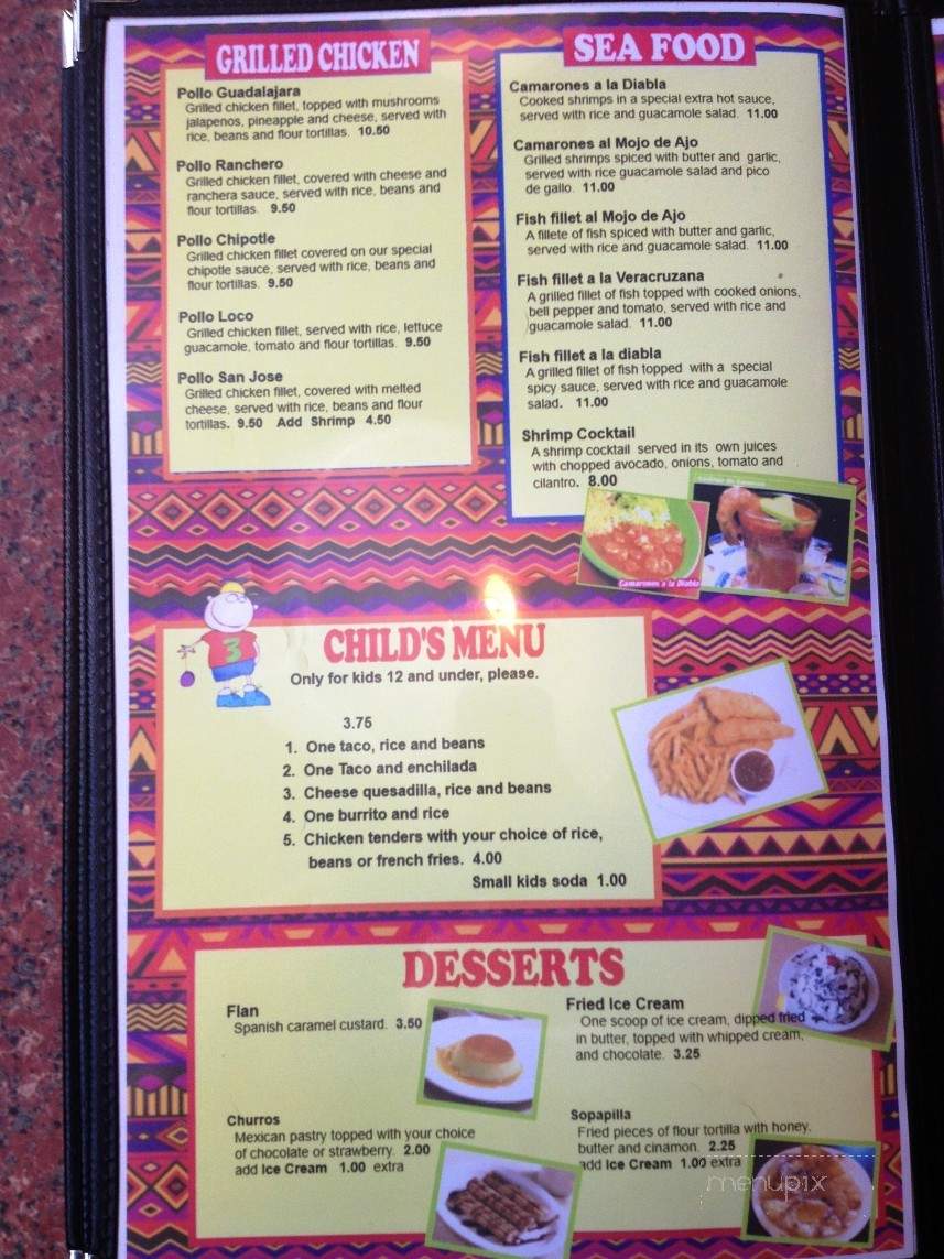 Mi Casa - Lawrenceville, GA menu_pic