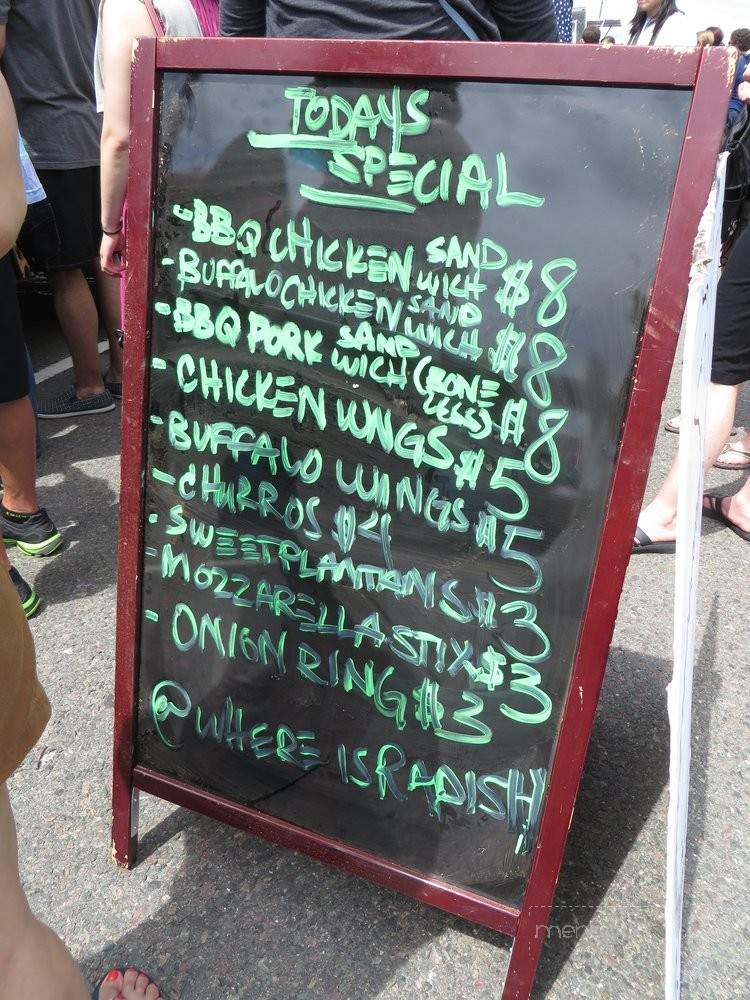 RADISH Gourmet Food Truck - Providence, RI menu_pic