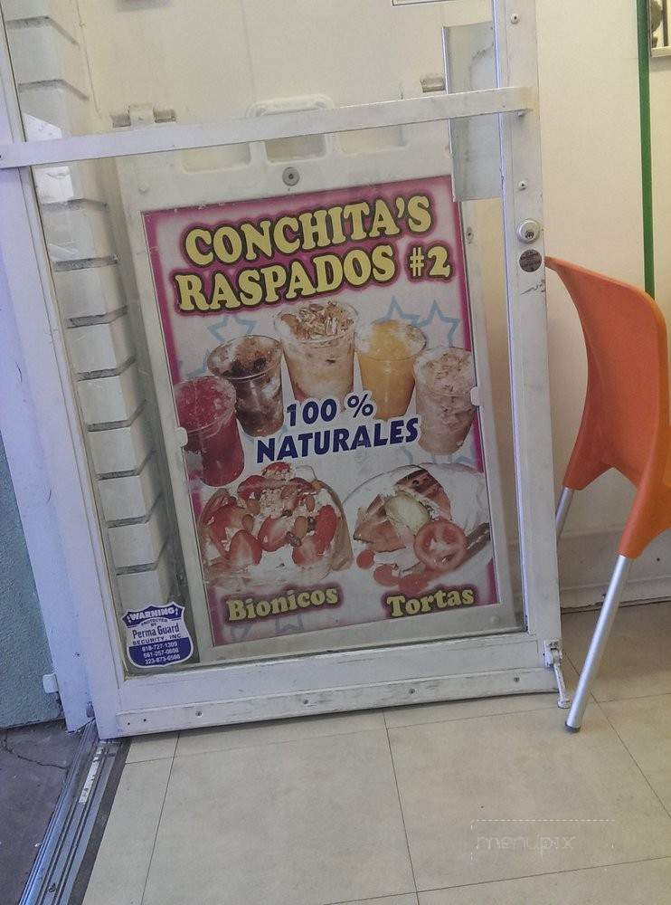 Conchitas Raspados - San Fernando, CA menu_pic