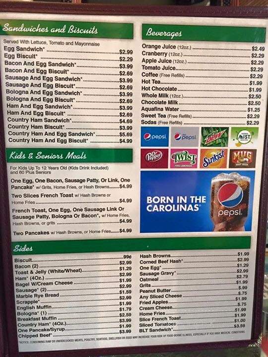 Chelsea Jo's Restaurant - Murrells Inlet, SC menu_pic
