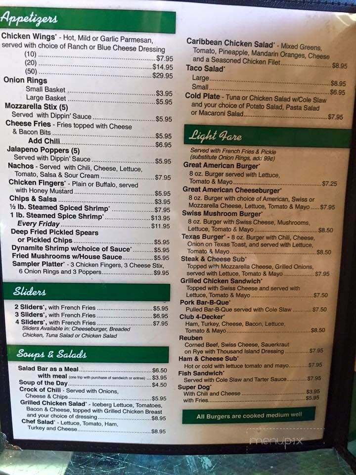 Chelsea Jo's Restaurant - Murrells Inlet, SC menu_pic