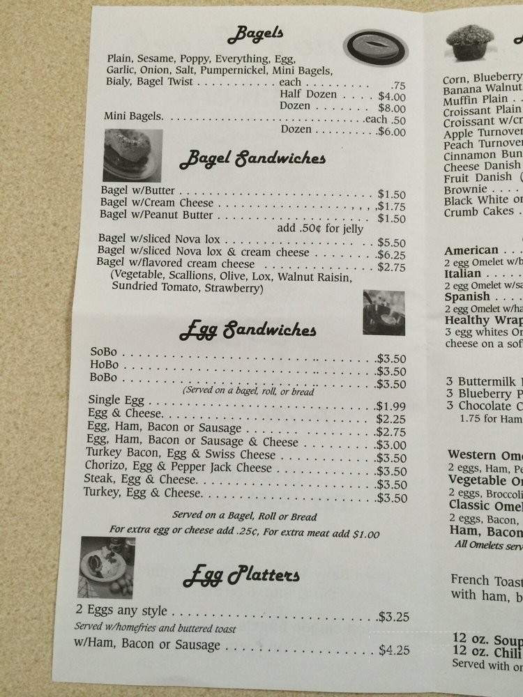 Menu Of Gino S Bagels In Orangeburg Ny 10962