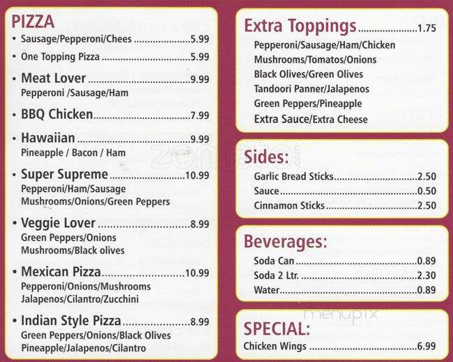 Pizza Ready - Rolling Meadows, IL menu_pic