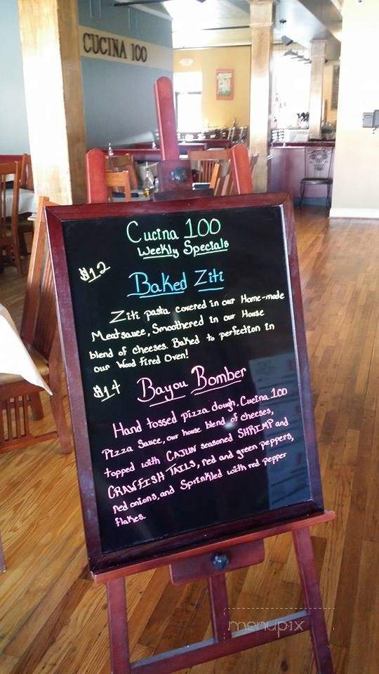 Cucina 100 - Fountain Inn, SC menu_pic