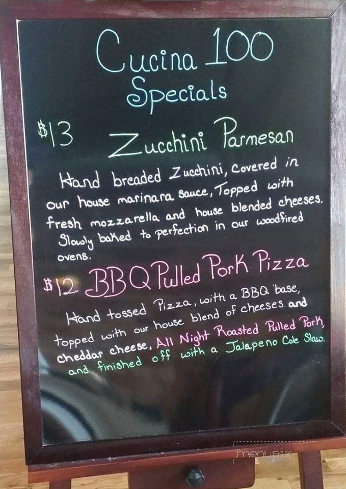 Cucina 100 - Fountain Inn, SC menu_pic