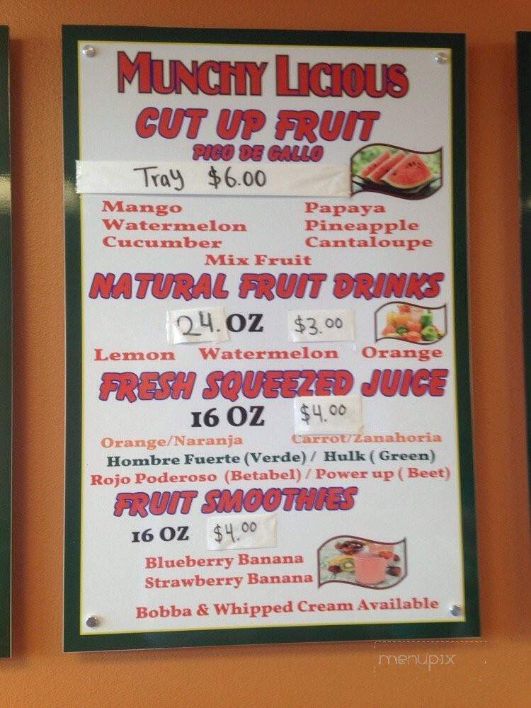 Munchy Licious - Fontana, CA menu_pic