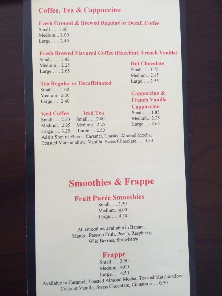 Sammy's New York Bagels - New Rochelle, NY menu_pic