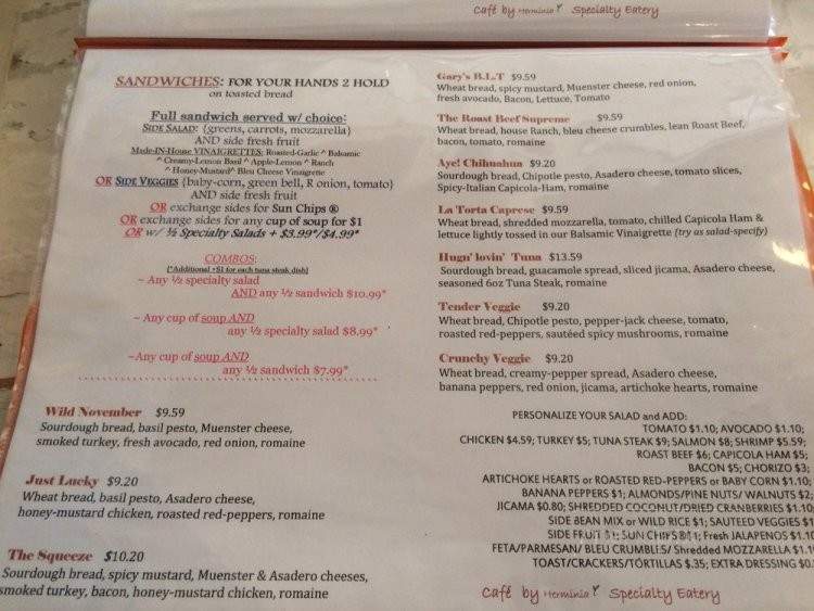 inni HEART - El Paso, TX menu_pic