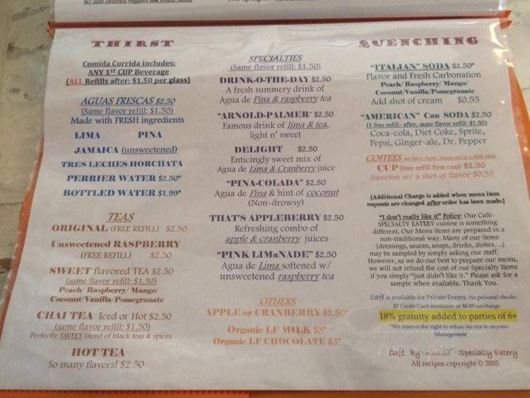inni HEART - El Paso, TX menu_pic