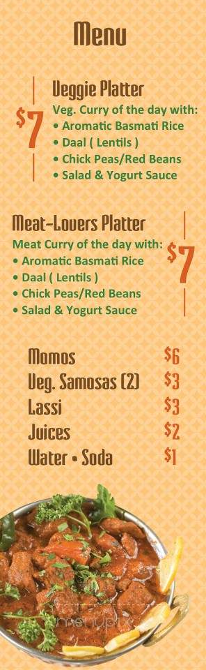 Mysttik Masaala - New York, NY menu_pic