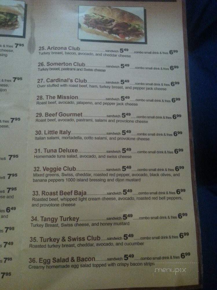 Knockout Pizza & Deli - Somerton, AZ menu_pic