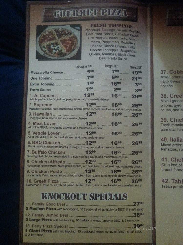 Knockout Pizza & Deli - Somerton, AZ menu_pic