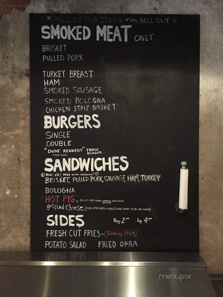 Landers BBQ - Princeton, TX menu_pic