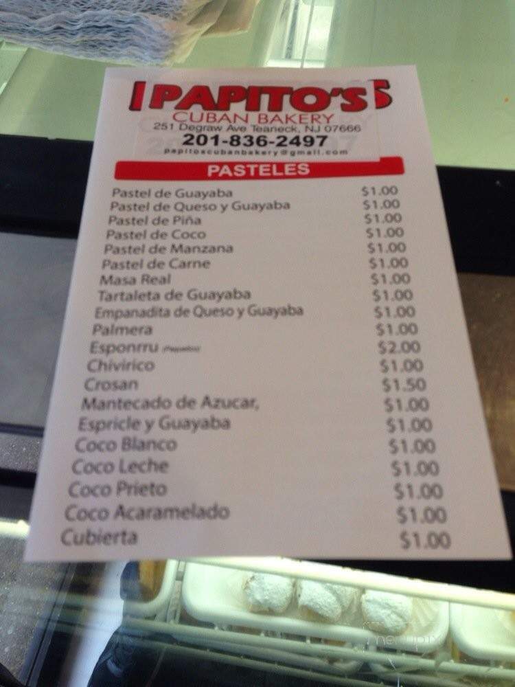 /250432569/Papitos-Cuban-Bakery-Teaneck-NJ - Teaneck, NJ