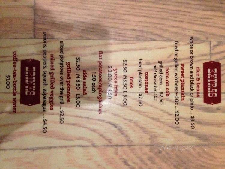 Brazzas & Charcoal - East Haven, CT menu_pic